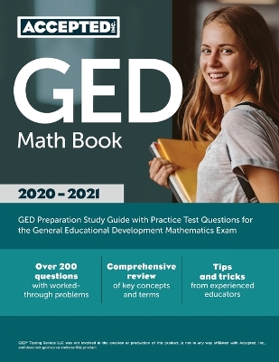 Book cover for GED Math Book 2020-2021