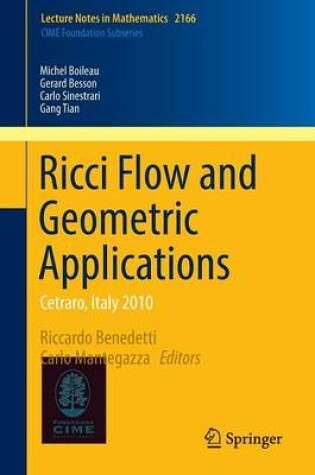 Cover of Ricci Flow and Geometric Applications