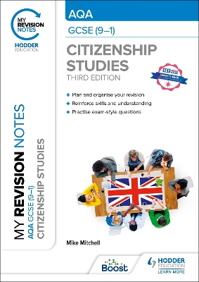 Cover of AQA GCSE (9-1) Citizenship Studies Third Edition