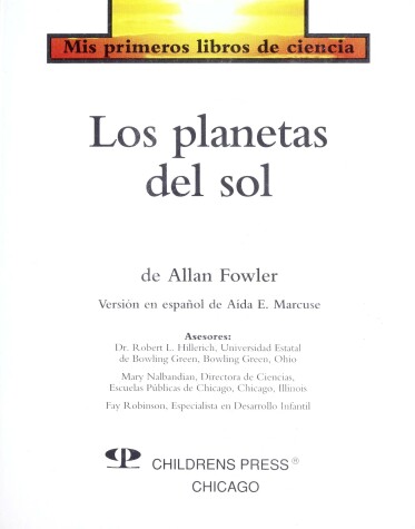 Book cover for Planetas del Sol