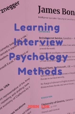 Cover of Learning Interview Psychology methods