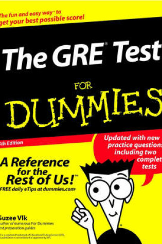 Cover of The GRE Test For Dummies