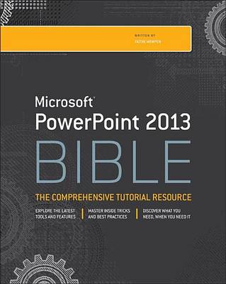 Book cover for PowerPoint 2013 Bible