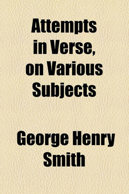 Book cover for Attempts in Verse, on Various Subjects