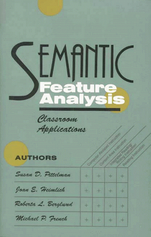 Book cover for Semantic Feature Analysis