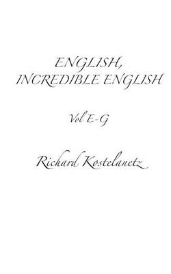 Cover of English, Incredible English Vol E-G