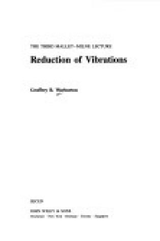 Cover of Reduction of Vibrations