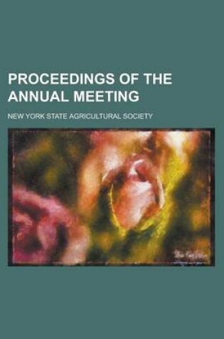 Cover of Proceedings of the Annual Meeting