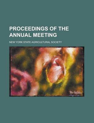 Book cover for Proceedings of the Annual Meeting