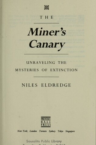 Cover of The Miner's Canary