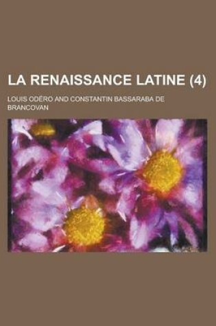 Cover of La Renaissance Latine (4)