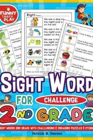 Cover of Sight Words 2nd Grade with Challenging & Engaging Puzzles & Stories