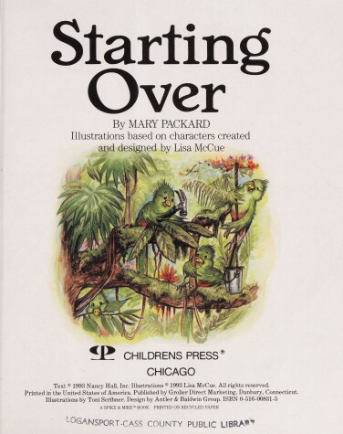 Book cover for Starting Over