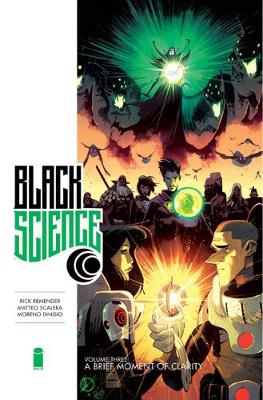 Cover of Black Science Premiere Hardcover Volume 3: A Brief Moment of Clarity