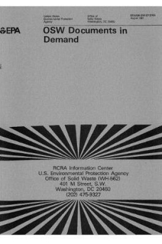 Cover of Osw Documents In Demand