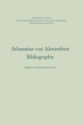 Cover of Athanasius Von Alexandrien