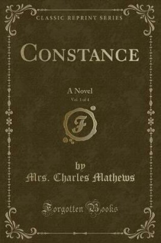 Cover of Constance, Vol. 1 of 4