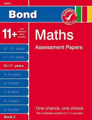 Book cover for Bond Maths Assessment Papers 10-11+ Years Book 2