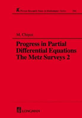 Book cover for Progress in Partial Differential Equations The Metz Surveys 2