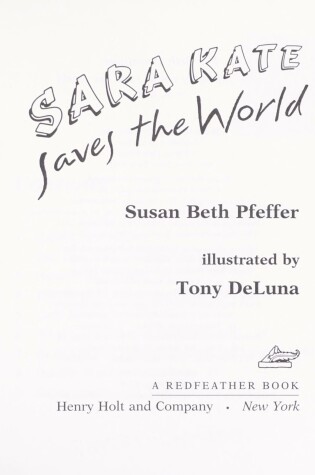 Cover of Sara Kate Saves the World