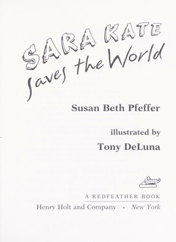Book cover for Sara Kate Saves the World