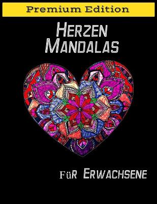 Book cover for Herzen Mandalas fur Erwachsene