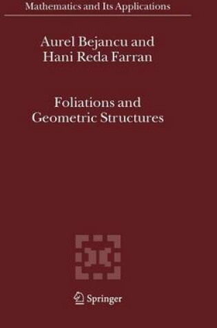 Cover of Foliations and Geometric Structures