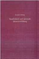 Cover of Staatlichkeit Und Nationale Identitatsbildung