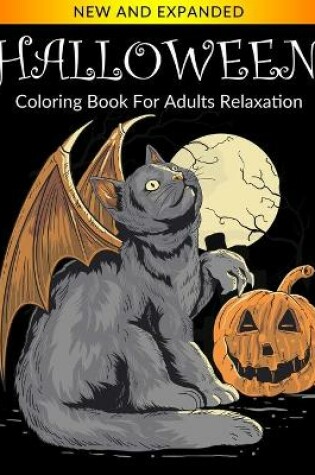 Cover of Halloween Coloring Book For Adults Relaxation