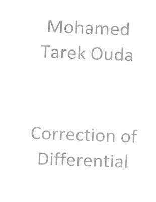 Book cover for Correction of Differential