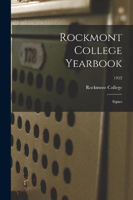 Cover of Rockmont College Yearbook