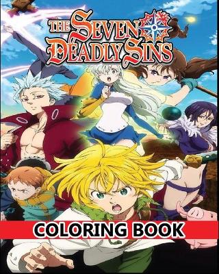 Book cover for The Seven Deadly Sins Coloring Book