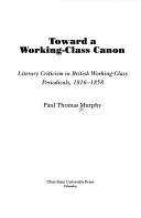 Cover of Towards a Working-class Canon