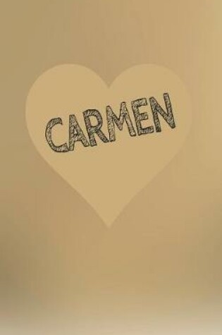 Cover of Carmen - Libro de plegablar y colorear