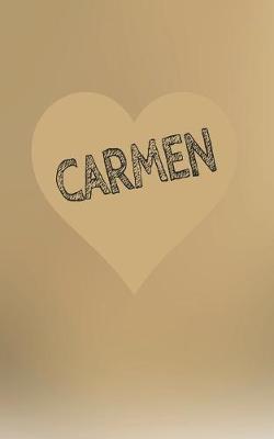 Book cover for Carmen - Libro de plegablar y colorear