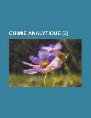 Book cover for Chimie Analytique (3 )