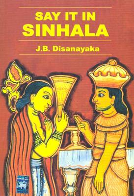 Book cover for Say it in Sinhala