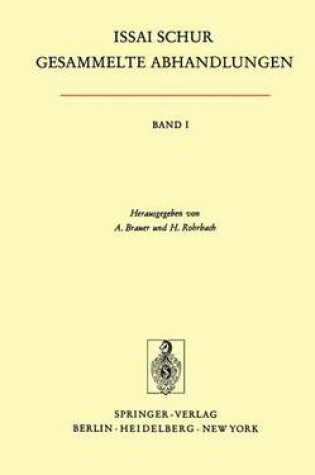 Cover of Gesammelte Abhandlungen