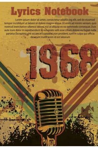 Cover of Lyrics Notebook