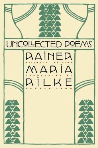 Cover of Uncollected Poems