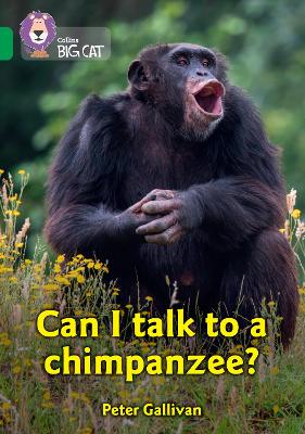 Book cover for Can I talk to a chimpanzee?