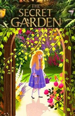 Book cover for Illustrated The Secret Garden by Frances Hodgson Burnett