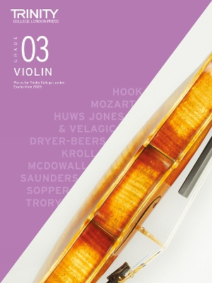 Book cover for Trinity College London Violin Exam Pieces 2020-2023: Grade 3 CD