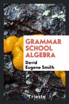 Book cover for Grammar School Algebra