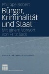 Book cover for Burger, Kriminalitat und Staat