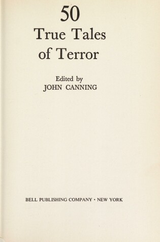 Cover of 50 Great Tales of Terror