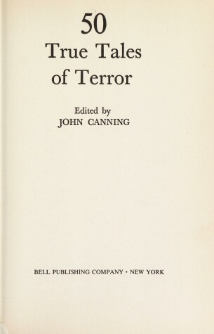 Book cover for 50 Great Tales of Terror