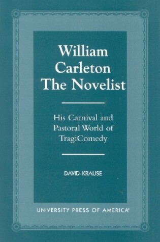 Cover of William Carleton the Novelist