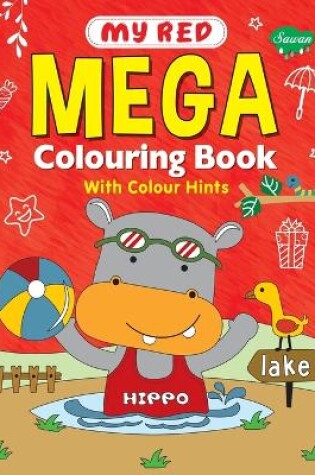 Cover of My Red Mega Colouring book