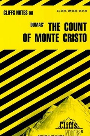 Cover of Cliffsnotes on Dumas' the Count of Monte Cristo